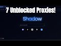 7 UnbIocked Shadow Links 2026 (Bonus links too!)