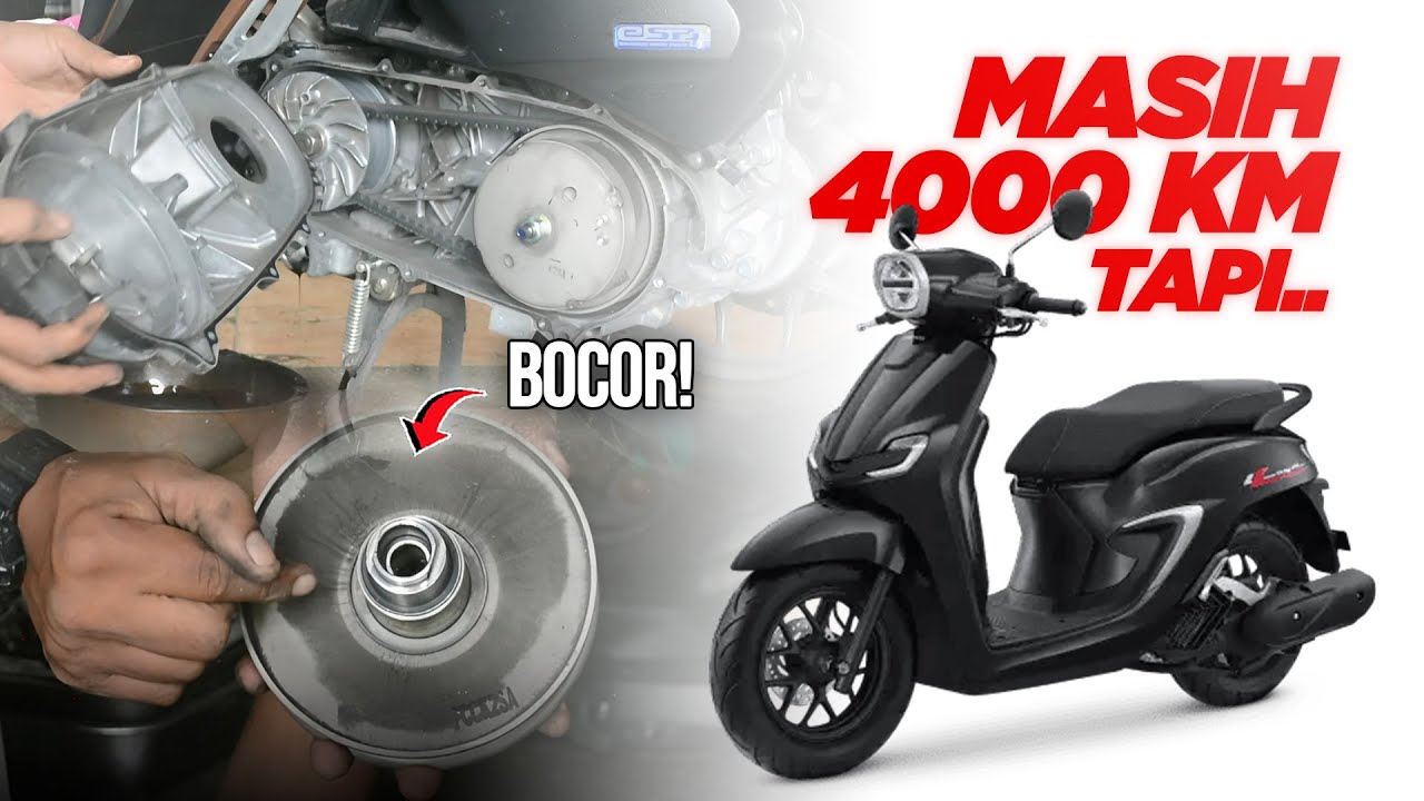 Baru 4.000 Km, Honda Stylo Sudah Rembes Oli CVT