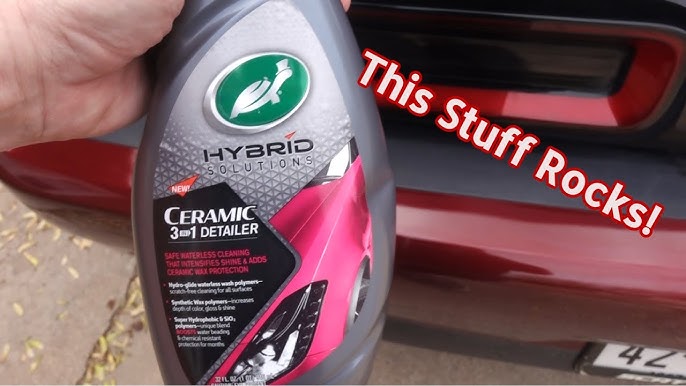 Diluting Turtle Wax Hybrid Solutions Ceramic 3-in-1 Detailer. Good