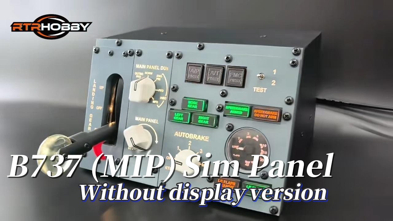 B737 Desktop (MIP) Simulator Panel for MSFS2020/2024, X Plane
