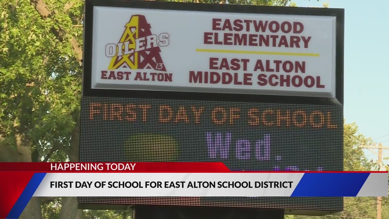 First day of school for East Alton School District YouTube
