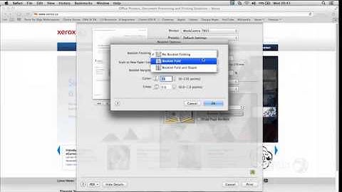 How To: Use the Special Pages & Booklet Option in the MAC Print Driver