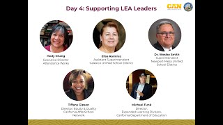 Supporting LEA Leaders - Day 4 Workshop of the 2023 Fall ELO-P Academy