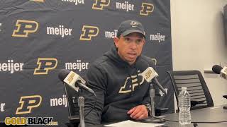 Post Oregon — Purdue coach Ryan Walters