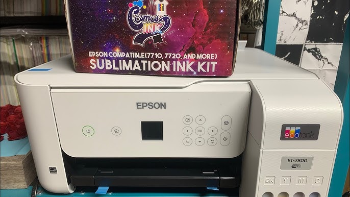 How to use easy subli sublimation HTV with epson ecotank 2850 #Sublima, Sublimation Printing