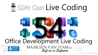 Live Coding - E54 - Writing and reading Content Controls in Word using JavaScript pt 9