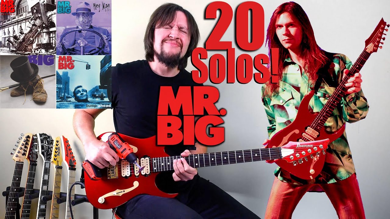 Tribute To Paul Gilbert - 20 Of His Best Guitar Solos (Mr.Big) - By Ignacio Torres