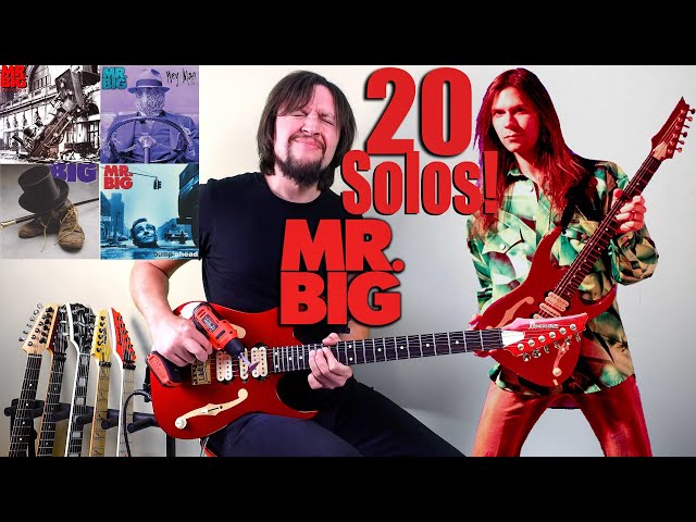 Tribute To Paul Gilbert - 20 Of His Best Guitar Solos (Mr.Big) - By Ignacio Torres class=