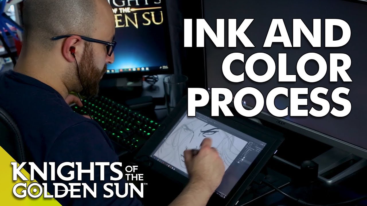 [Mad Cave] Knights of The Golden Sun - The Ink & Color Process
