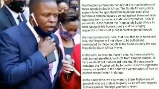 KIDNAPPERS OF PROPHET SHEPHERD BUSHIRI (Major1) ON THE RUN