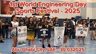 World Engineering Day - Highlights Sport Festival at Abu Dhabi City, United Arab Emirates 30.03.3025