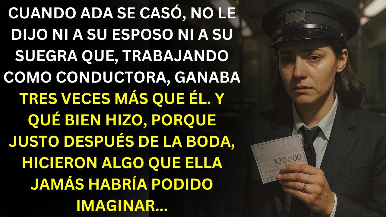 CUANDO ADA SE CASÓ, OCULTÓ QUE GANABA TRES VECES MÁS QUE SU ESPOSO. PERO CUANDO ELLA...