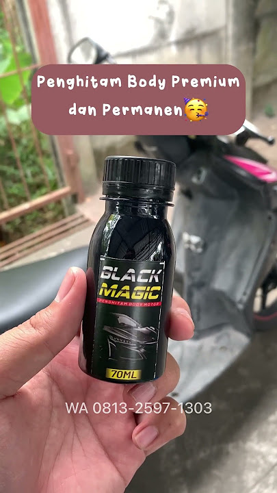 Black Magic si Penghitam Motor dan Mobil