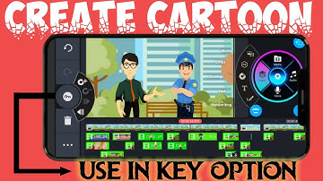 how to create cartoon animation video free // on mobile// in kinemaster tamil