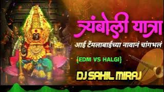 TRAMBOLI YATRA TRANCE | AAI TEMBLA BAI CHYA NAVAN | PEE DABAK 2.0 | {EDM VS HALGI} DJ SAHIL MIRAJ