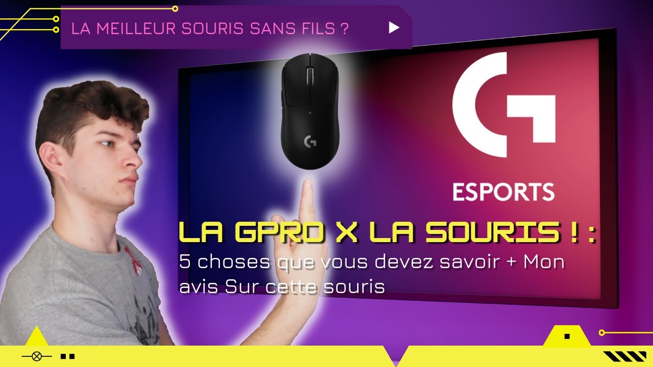 Souris gaming sans fil Logitech G - G PRO X SUPERLIGHT Ultra