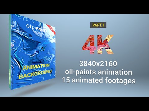Oil paints animation
