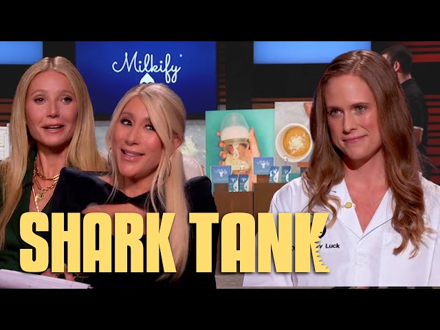 The Sharks Question If Mothers Really Need Milkify | Shark Tank US | Shark Tank Global class=