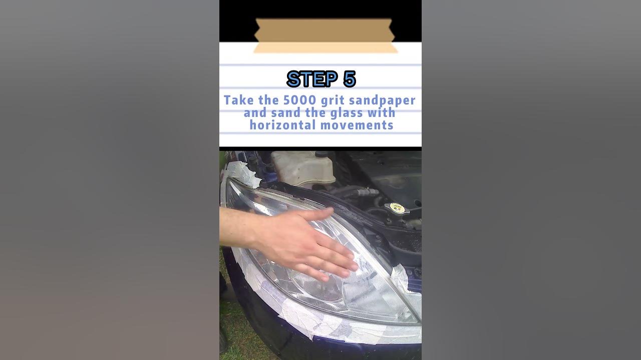 How to restore your headlights under 10 € YouTube
