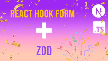 Next.js ile React Hook Form ve Zod İkilisi (Typescript)