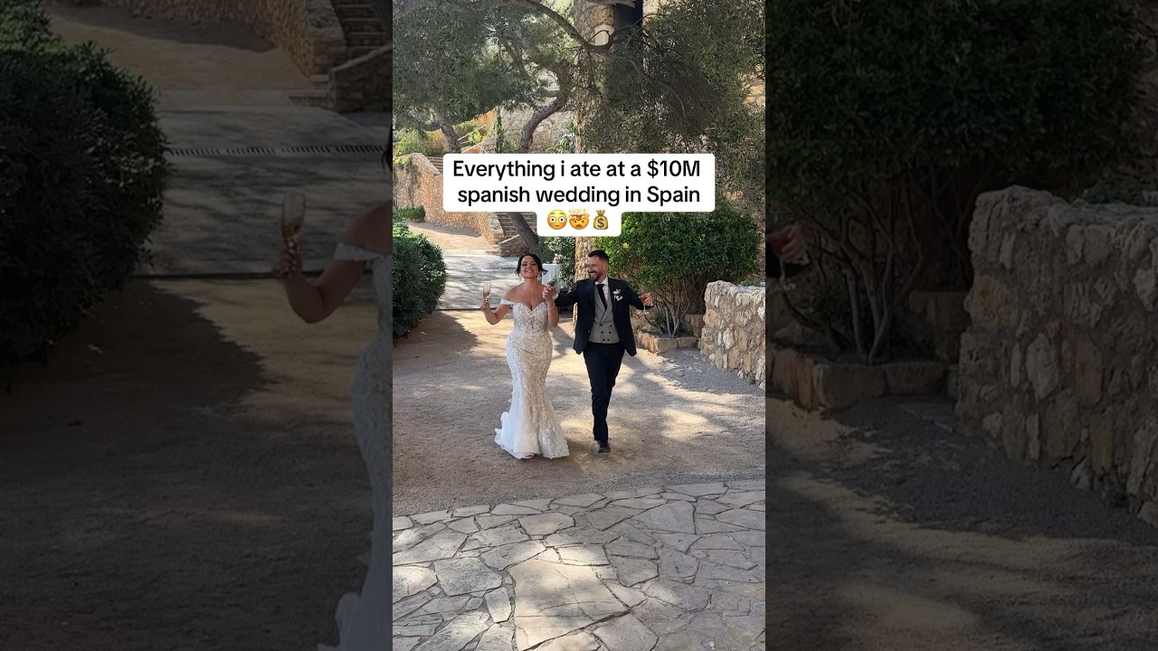 Everything i ate at a $10M wedding in spain 😳