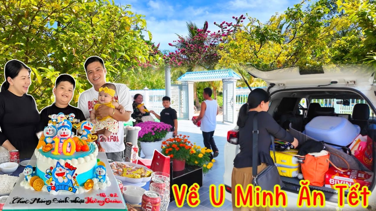 Về U Minh Ăn Tết • Mùng 2 Đi Chúc Tết Và Lì Xì Cho Mấy Em Nhỏ | MTQH
