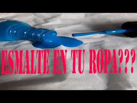 Video: Cómo Quitar El Esmalte De Uñas De La Ropa