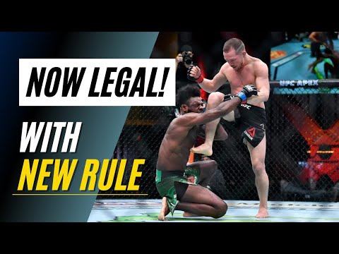 The New UFC Rule For Knee's To a Grounded Opponent
