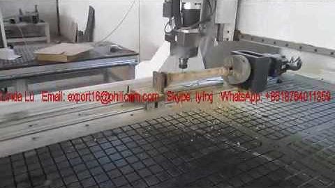 ATC wood cnc router with rotary axis