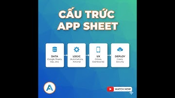 Giới thiệu cấu trúc  và chi tiết các thành phần trong appsheet để xây dựng ứng dụng cho người mới