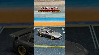 HOW TO CUSTOMIZE TOYOTA SUPRA WITH 3D PRINTED INTERIOR #hotwheels #supra