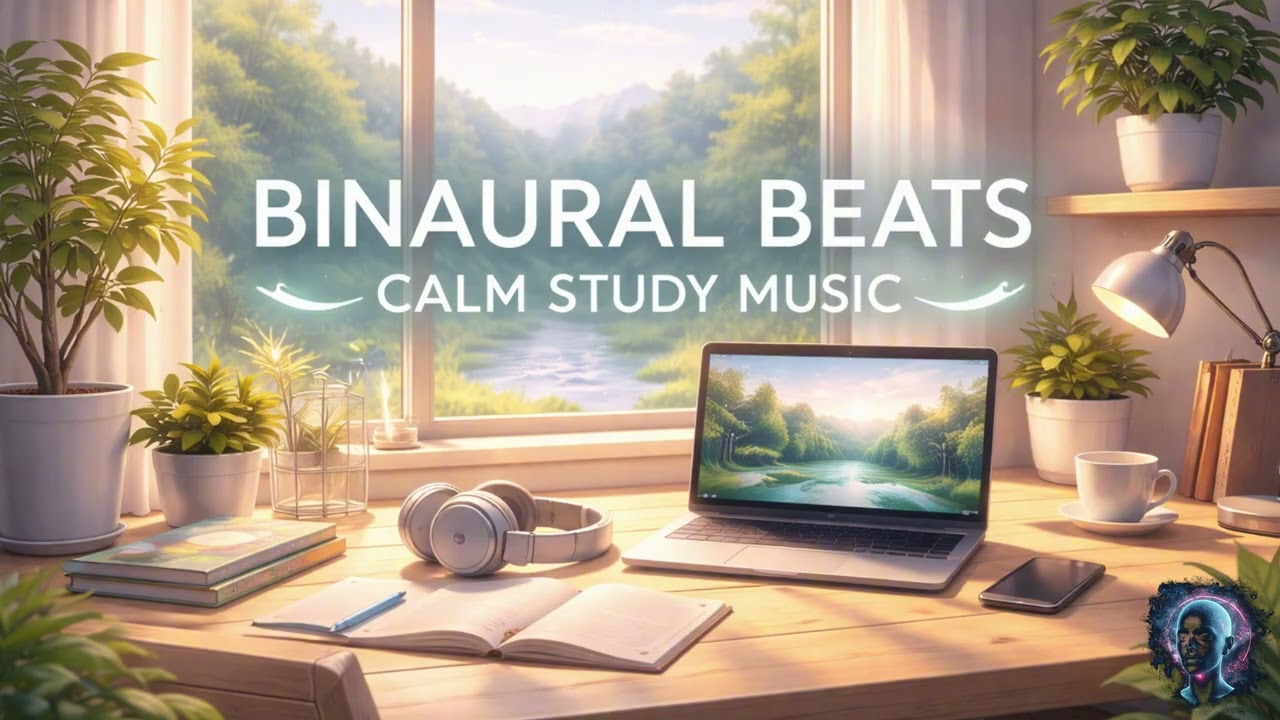 Calm Study Music 🌿🎧 Binaural Beats #002 | Playlist [3 hours]