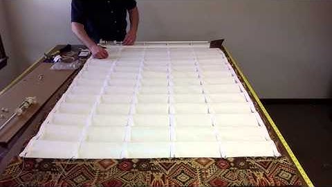 How to add a rollease system to a Roman Shade (part 2)