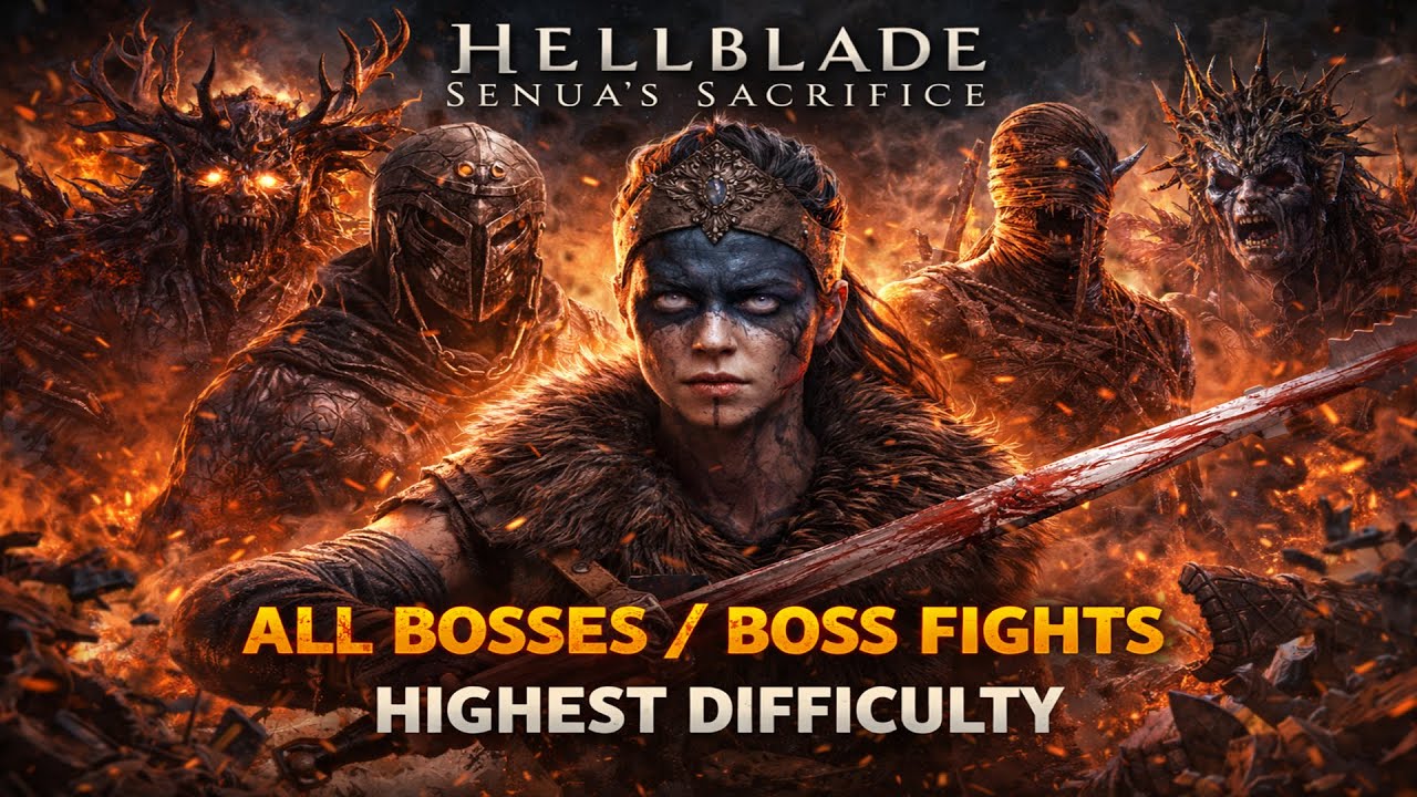 Hellblade Senua's Sacrifice All Bosses/Boss Fights  Highest difficulty