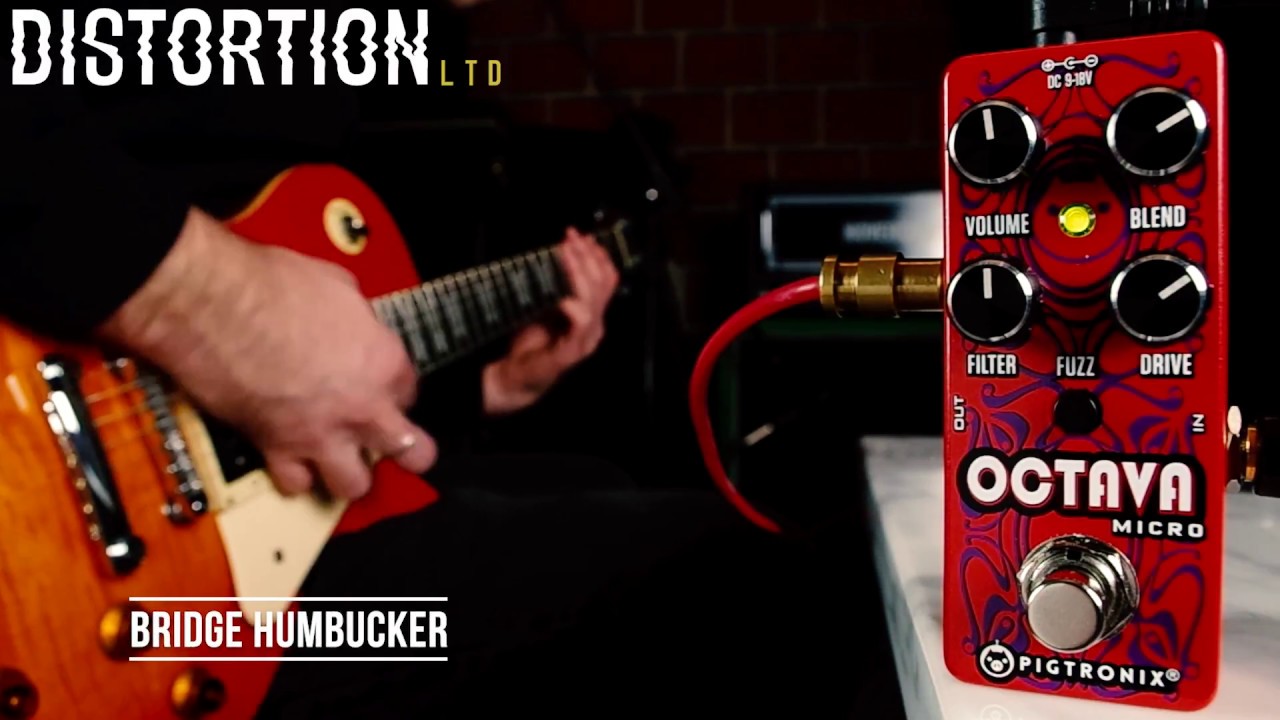 Distortion Ltd. In Focus: Pigtronix Octava Micro - YouTube
