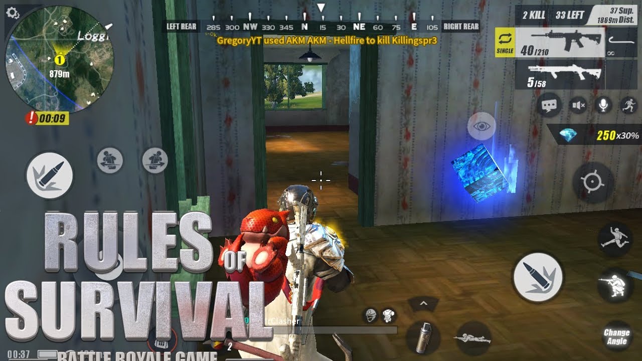 Rules of Survival - DIAMOND MODE Ft Gaming With Gregory!