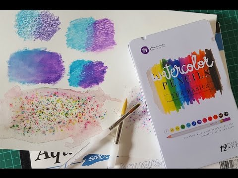 Watercolour Pencil Techniques How To Use Watercolour Pencils - Youtube