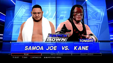 WWE 2K17 PS3 - Samoa Joe VS Kane