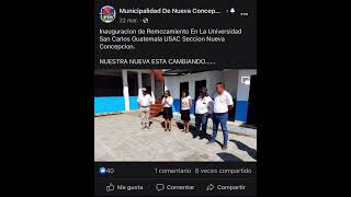USAC FACULTAD DE HUMANIDADES SEDE NUEVA CONCEPCIÓN ESCUINTLA REMODELACION DEL EDIFICIO