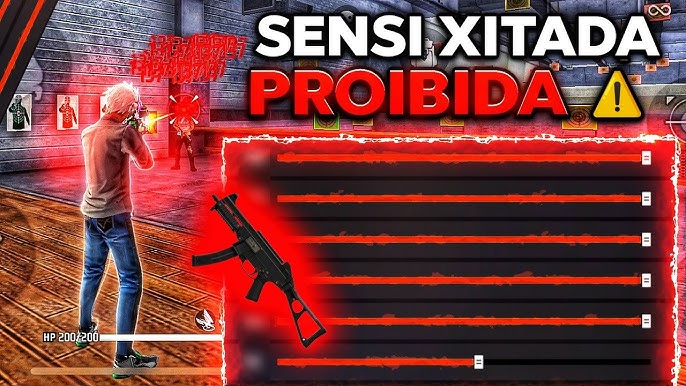 Sensibilidade full vermelho, te chamarão de hack com essa sensi