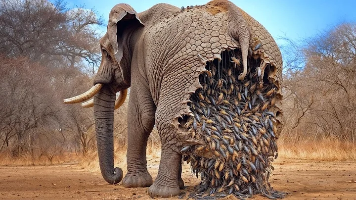 Animal Rescue Story: Saving an Elephant Covered in Millions of Bees | Wildlife Rescue thumbnail
