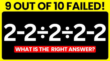 9 van de 10 mensen hebben deze exponentenval niet doorstaan! Kun jij de statistiek verslaan? ❌