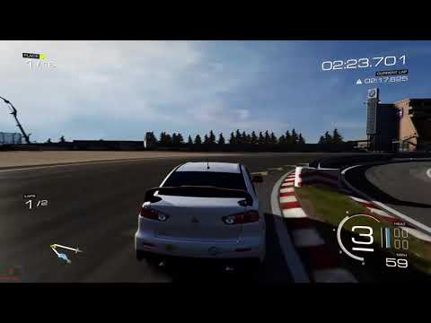 Forza Motorsport 5 GP Circuit NURBURGRING Lancer Evolution X GSR XBOX Series Gameplay