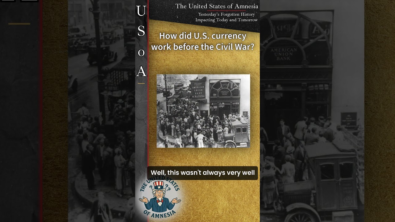 The U.S. Used Over 7,000 Different Currencies before the Civil War! #history #podcast #shorts #usoa