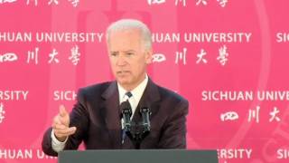 Vice President Joe Biden Speaks on U.S. - China Relations