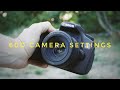 Canon 60D Camera Settings