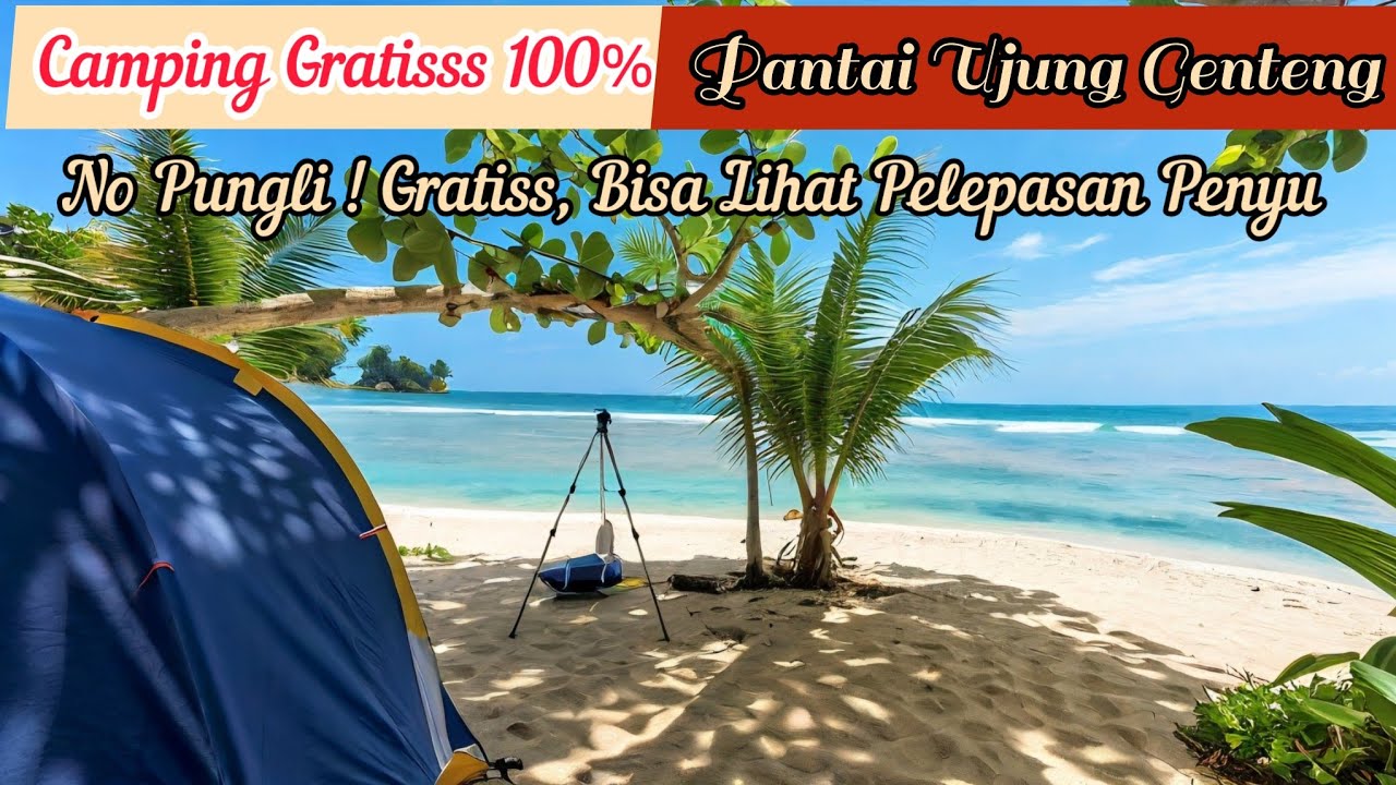 Pantai Ujung Genteng Sukabumi | Camping Pinggir Pantai | Pantai Pangumbahan | Pantai Pasir Putih