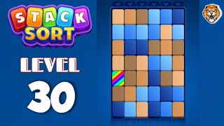 Stack Sort : Color Puzzle Level 30 Walkthrough