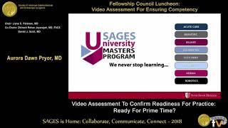 Video assessment to confirm readiness for practice: Ready for prime time?