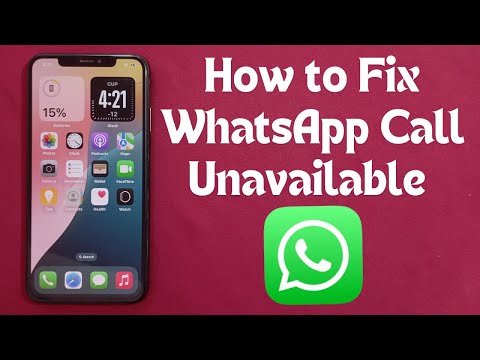 How to Fix WhatsApp Call Unavailable Problem on iPhone.